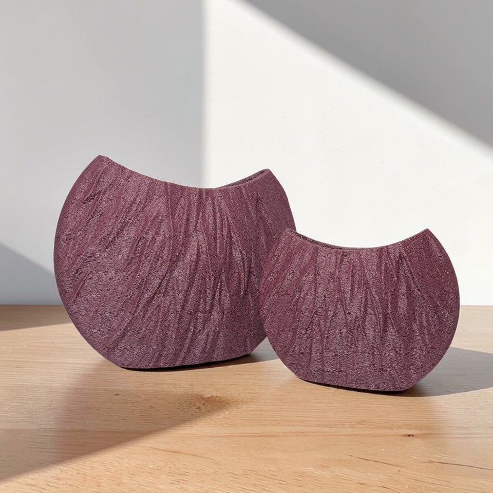 Bark Duo Dokulu Vazo Seti